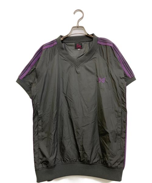 Needles（ニードルズ）Needles (ニードルズ) BEAMS BOY (ビームスボーイ) Track Crew SP　MR473 グレー サイズ:XSの古着・服飾アイテム