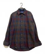 PENDLETONペンドルトン）の古着「オンブレチェックシャツ」｜レッド