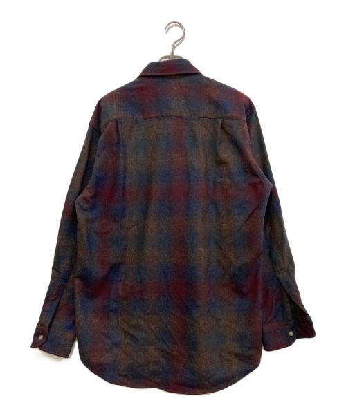 PENDLETON（ペンドルトン）PENDLETON (ペンドルトン) オンブレチェックシャツ レッド サイズ:Mの古着・服飾アイテム
