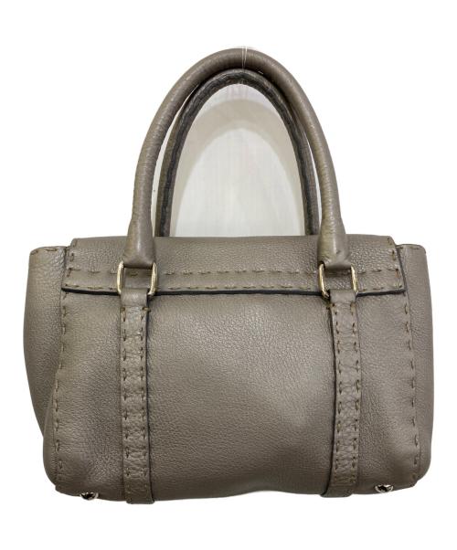 FENDI（フェンディ）FENDI (フェンディ) セレリアハンドバッグミニリンダ　NDU7079 グレーの古着・服飾アイテム