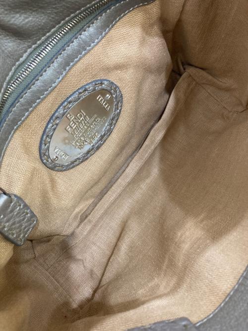 FENDI（フェンディ）FENDI (フェンディ) セレリアハンドバッグミニリンダ　NDU7079 グレーの古着・服飾アイテム