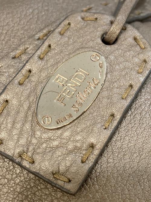 FENDI（フェンディ）FENDI (フェンディ) セレリアハンドバッグミニリンダ　NDU7079 グレーの古着・服飾アイテム