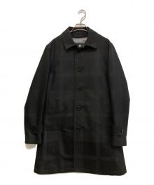 BLACK LABEL CRESTBRIDGE（ブラックレーベル クレストブリッジ）の古着「ライナー付チェックコート　51b40-605-09」｜ブラック