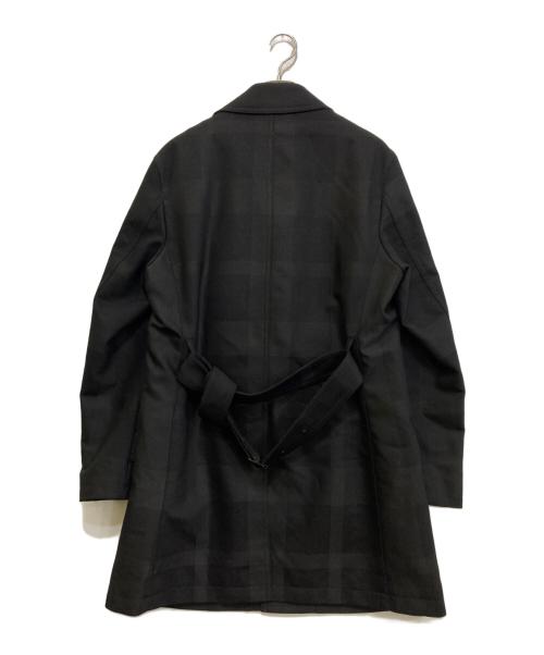 BLACK LABEL CRESTBRIDGE（ブラックレーベル クレストブリッジ）BLACK LABEL CRESTBRIDGE (ブラックレーベル クレストブリッジ) ライナー付チェックコート　51b40-605-09 ブラック サイズ:Lの古着・服飾アイテム