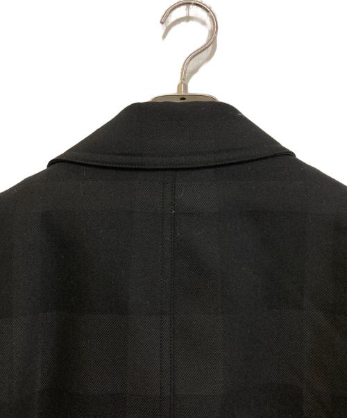 BLACK LABEL CRESTBRIDGE（ブラックレーベル クレストブリッジ）BLACK LABEL CRESTBRIDGE (ブラックレーベル クレストブリッジ) ライナー付チェックコート　51b40-605-09 ブラック サイズ:Lの古着・服飾アイテム