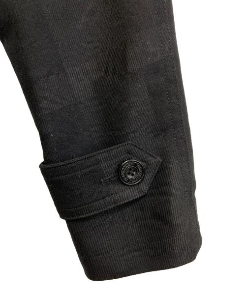 BLACK LABEL CRESTBRIDGE（ブラックレーベル クレストブリッジ）BLACK LABEL CRESTBRIDGE (ブラックレーベル クレストブリッジ) ライナー付チェックコート　51b40-605-09 ブラック サイズ:Lの古着・服飾アイテム