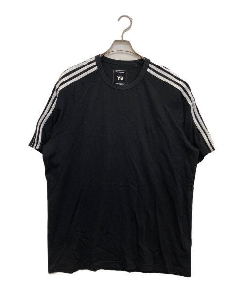 Y-3（ワイスリー）Y-3 (ワイスリー) Short Sleeve Wire Tee 3-Stripes JW7352 ブラック サイズ:XLの古着・服飾アイテム