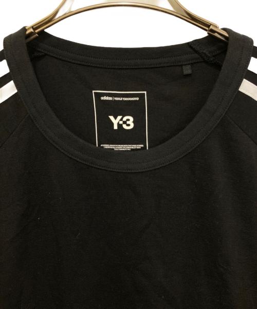 Y-3（ワイスリー）Y-3 (ワイスリー) Short Sleeve Wire Tee 3-Stripes JW7352 ブラック サイズ:XLの古着・服飾アイテム