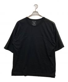 Y-3（ワイスリー）の古着「メッシュ切替Ｔシャツ」｜ブラック