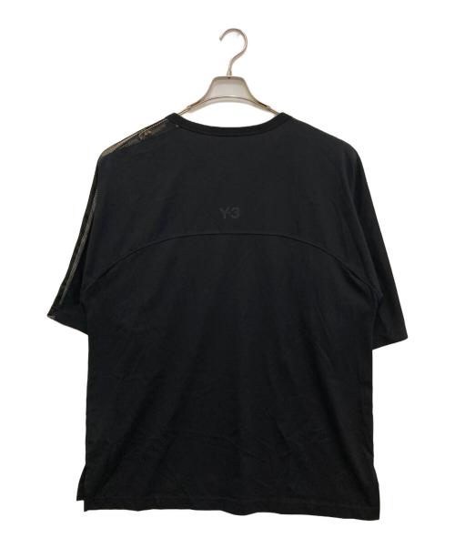 Y-3（ワイスリー）Y-3 (ワイスリー) メッシュ切替Ｔシャツ ブラック サイズ:XLの古着・服飾アイテム