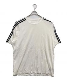 Y-3（ワイスリー）の古着「Short Sleeve Wire Tee 3-Stripes　JY8187」｜ホワイト