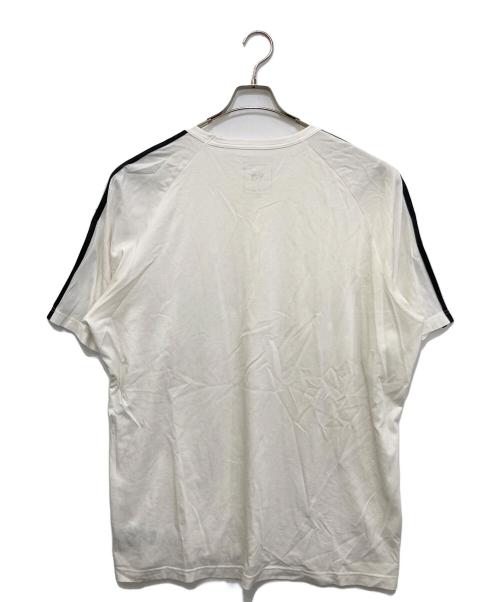 Y-3（ワイスリー）Y-3 (ワイスリー) Short Sleeve Wire Tee 3-Stripes　JY8187 ホワイト サイズ:XLの古着・服飾アイテム