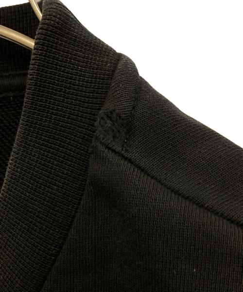 MONCLER（モンクレール）MONCLER (モンクレール) ロゴクルーネックスウェット　F20918G78110 ブラック サイズ:Mの古着・服飾アイテム