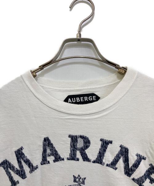 AUBERGE（オーベルジュ）AUBERGE (オーベルジュ) プリントTシャツ ホワイト サイズ:42の古着・服飾アイテム