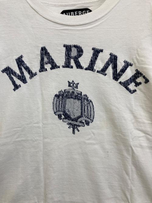 AUBERGE（オーベルジュ）AUBERGE (オーベルジュ) プリントTシャツ ホワイト サイズ:42の古着・服飾アイテム