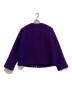 MACKINTOSH PHILOSOPHY (マッキントッシュ フィロソフィー) HESSLE ブークレ ノーカラーショートジャケット　H5B03-241-36 パープル サイズ:38：13000円