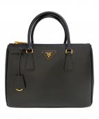 PRADAプラダ）の古着「GALLERIA SAFFIANO LEATHER BAG　1BA801」｜ネロ/ブラック