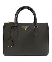 PRADA（プラダ）の古着「GALLERIA SAFFIANO LEATHER BAG　1BA801」｜ネロ/ブラック
