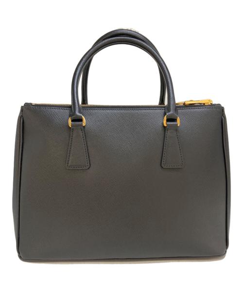 PRADA（プラダ）PRADA (プラダ) GALLERIA SAFFIANO LEATHER BAG　1BA801 ネロ/ブラックの古着・服飾アイテム