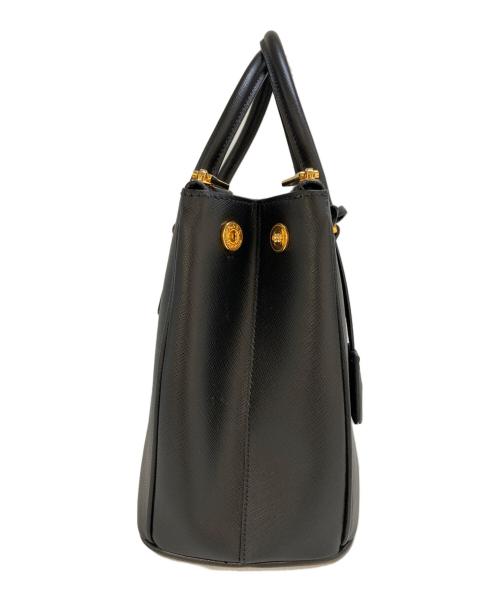PRADA（プラダ）PRADA (プラダ) GALLERIA SAFFIANO LEATHER BAG　1BA801 ネロ/ブラックの古着・服飾アイテム