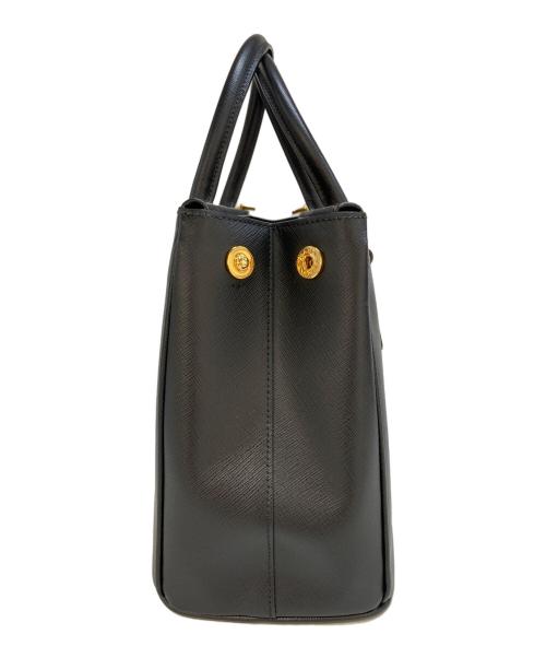 PRADA（プラダ）PRADA (プラダ) GALLERIA SAFFIANO LEATHER BAG　1BA801 ネロ/ブラックの古着・服飾アイテム