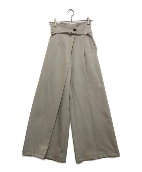 UNITED TOKYO（ユナイテッドトーキョー）UNITED TOKYO (ユナイテッドトーキョー) HAKAMAタックワイドパンツ ベージュ サイズ:2の古着・服飾アイテム