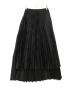 TAKESHI KOSAKA by Y's Pink Label (タケシコウサカ バイ ワイズピンクレーベル) Asymmetric jacquard pleated skirt ブラック サイズ:1：12000円