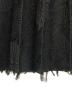中古・古着 TAKESHI KOSAKA by Y's Pink Label (タケシコウサカ バイ ワイズピンクレーベル) Asymmetric jacquard pleated skirt ブラック サイズ:1：12000円