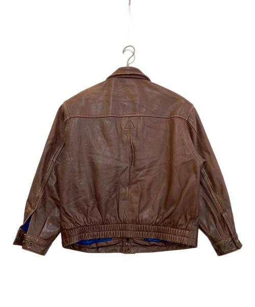 MERIT AWARDS（メリトアワーズ）MERIT AWARDS (メリトアワーズ) レザージャケット ブラウン サイズ:Sの古着・服飾アイテム