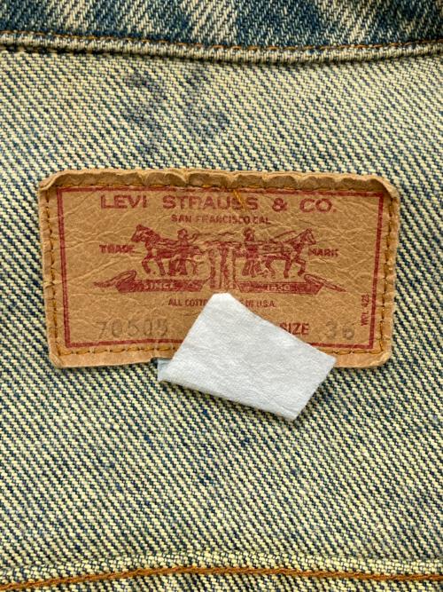LEVI'S（リーバイス）LEVI'S (リーバイス) 70505デニムジャケット　70505-0217 インディゴ サイズ:36の古着・服飾アイテム