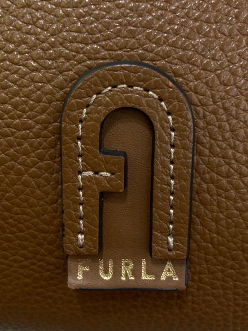 FURLA（フルラ）FURLA (フルラ) ATENA 2WAYショルダーバッグ ブラウンの古着・服飾アイテム