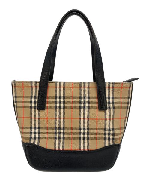 BURBERRY（バーバリー）BURBERRY (バーバリー) ノバチェック トートバッグ ベージュの古着・服飾アイテム