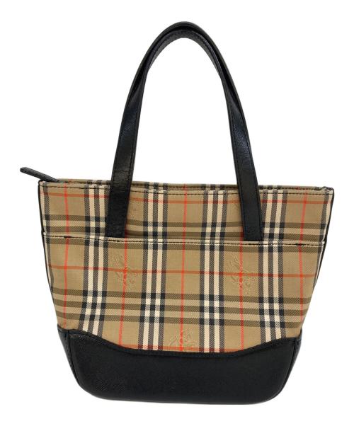 BURBERRY（バーバリー）BURBERRY (バーバリー) ノバチェック トートバッグ ベージュの古着・服飾アイテム