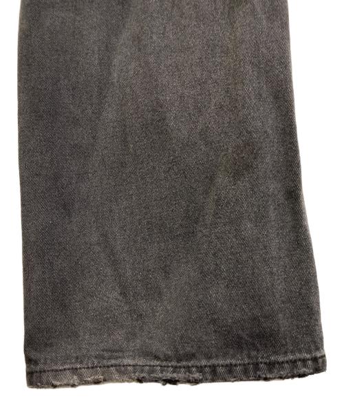 PRANK PROJECT（プランクプロジェクト）PRANK PROJECT (プランクプロジェクト) バイカラーダブルクラッシュデニムパンツ ブラック サイズ:38の古着・服飾アイテム