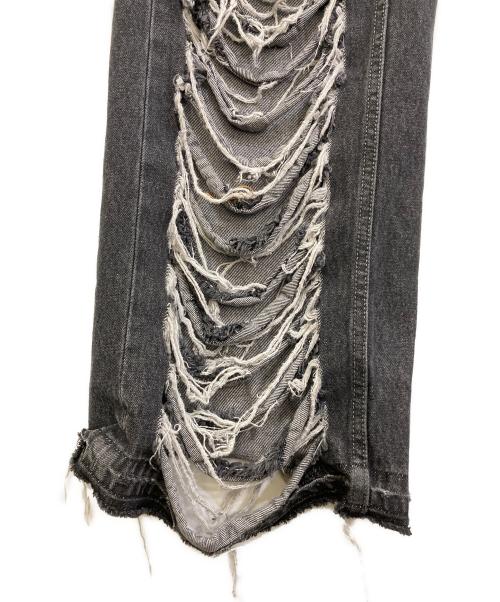 PRANK PROJECT（プランクプロジェクト）PRANK PROJECT (プランクプロジェクト) Hard Clashed Jeans ブラック サイズ:38の古着・服飾アイテム