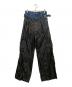 PRANK PROJECT（プランクプロジェクト）の古着「Double West Layered Denim Pants」｜ブラック