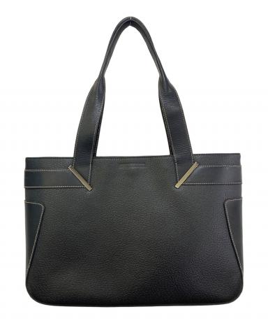 黒のスエードレザートートバッグ　GUCCI 本物 中古・古着通販】GUCCI (グッチ) レザートートバッグ 002・1135