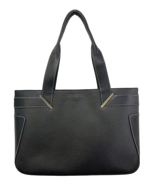 GUCCI（グッチ）GUCCI (グッチ) レザートートバッグ　002・1135 ブラックの古着・服飾アイテム