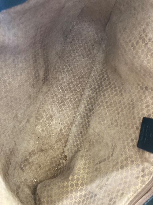 GUCCI（グッチ）GUCCI (グッチ) レザートートバッグ　002・1135 ブラックの古着・服飾アイテム