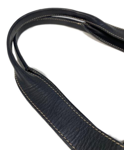 GUCCI（グッチ）GUCCI (グッチ) レザートートバッグ　002・1135 ブラックの古着・服飾アイテム