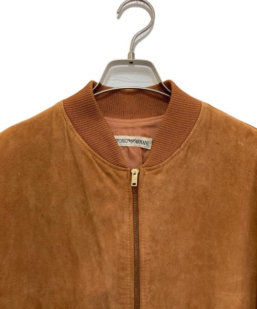 EMPORIO ARMANI（エンポリオ アルマーニ）EMPORIO ARMANI (エンポリオ アルマーニ) ジップアップジャケット ベージュ サイズ:42の古着・服飾アイテム