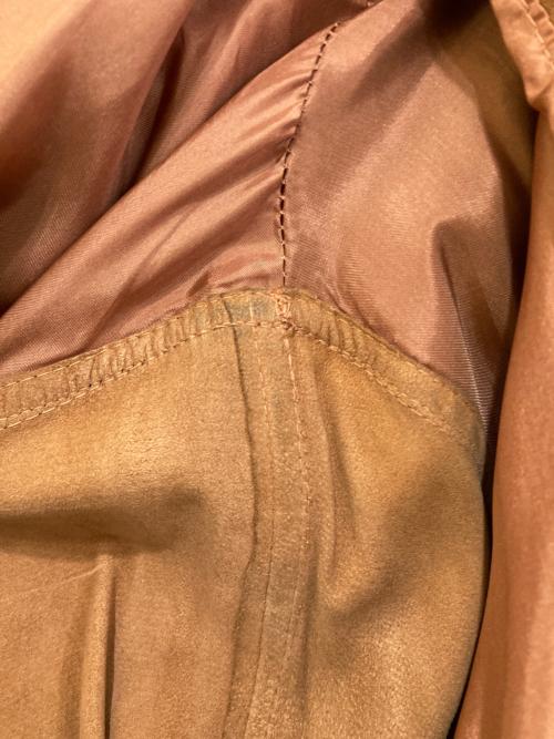 EMPORIO ARMANI（エンポリオ アルマーニ）EMPORIO ARMANI (エンポリオ アルマーニ) ジップアップジャケット ベージュ サイズ:42の古着・服飾アイテム