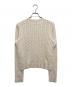 LAUREN RALPH LAUREN (ローレンラルフローレン) ケーブルコットンカーディガン ホワイト サイズ:XL：18000円