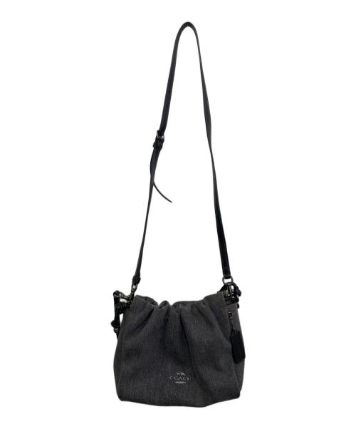 COACH（コーチ）COACH (コーチ) フェイ ドローストリング バッグ　CAK36 グレーの古着・服飾アイテム