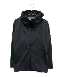 DESCENTE ALLTERRAIN（デザイント オルテライン）の古着「HARD SHELL JACKET CREAS マウンテンパーカー　DAMXGK30X」｜ブラック