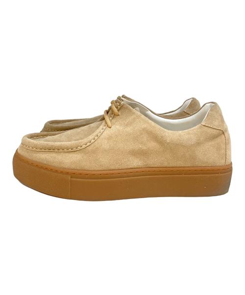 BARNEYS NEWYORK（バーニーズ・ニューヨーク）BARNEYS NEWYORK (バーニーズ・ニューヨーク) モカシンスニーカー ベージュ サイズ:40の古着・服飾アイテム
