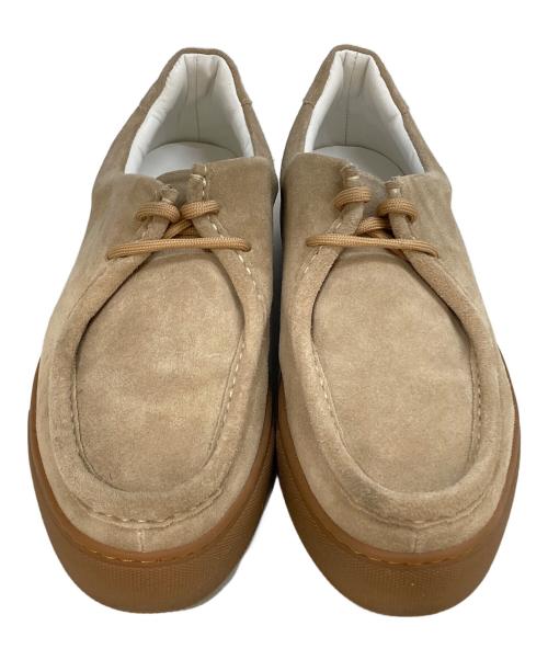 BARNEYS NEWYORK（バーニーズ・ニューヨーク）BARNEYS NEWYORK (バーニーズ・ニューヨーク) モカシンスニーカー ベージュ サイズ:40の古着・服飾アイテム