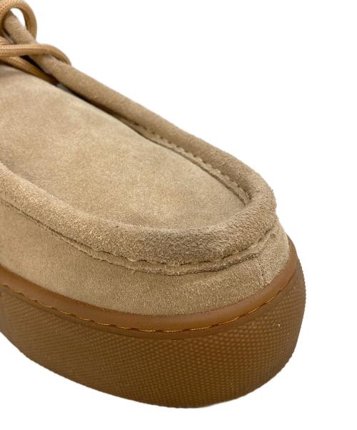 BARNEYS NEWYORK（バーニーズ・ニューヨーク）BARNEYS NEWYORK (バーニーズ・ニューヨーク) モカシンスニーカー ベージュ サイズ:40の古着・服飾アイテム