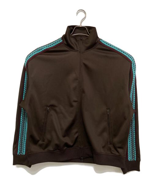 MAISON SPECIAL（メゾンスペシャル）MAISON SPECIAL (メゾンスペシャル) Prime-Over Crochet Line Track Jacket　11232111301 ブラウンの古着・服飾アイテム