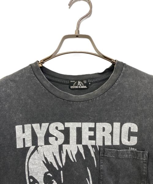 Hysteric Glamour（ヒステリックグラマー）Hysteric Glamour (ヒステリックグラマー) プリントTシャツ　02172CT17 グレー サイズ:Sの古着・服飾アイテム